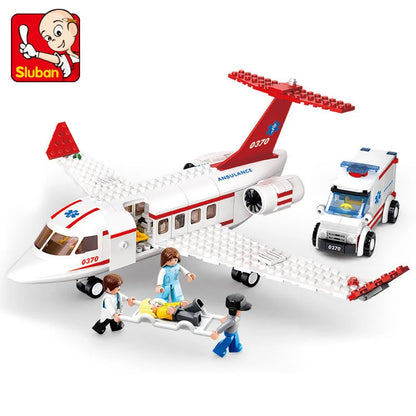 SLUBAN City Cargo Aircraft Building Blocks