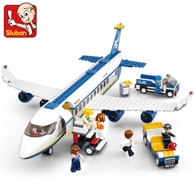 SLUBAN City Cargo Aircraft Building Blocks