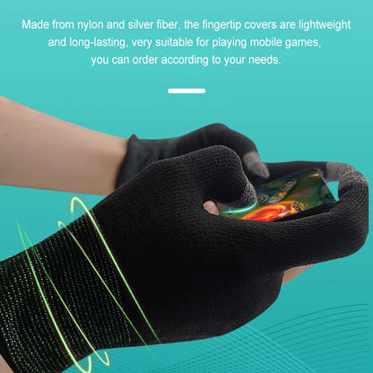 Gaming Fingertip Sleeves - Sweat-Proof Touch Screen Gloves