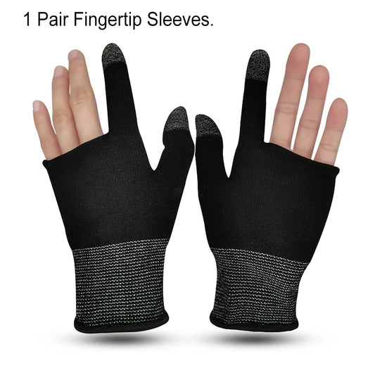 Gaming Fingertip Sleeves - Sweat-Proof Touch Screen Gloves