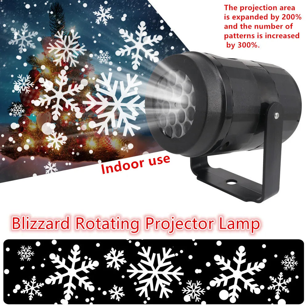 Snowflake LED Christmas Lights Projector