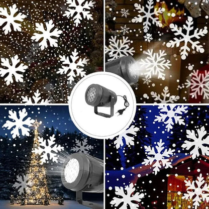 Snowflake LED Christmas Lights Projector