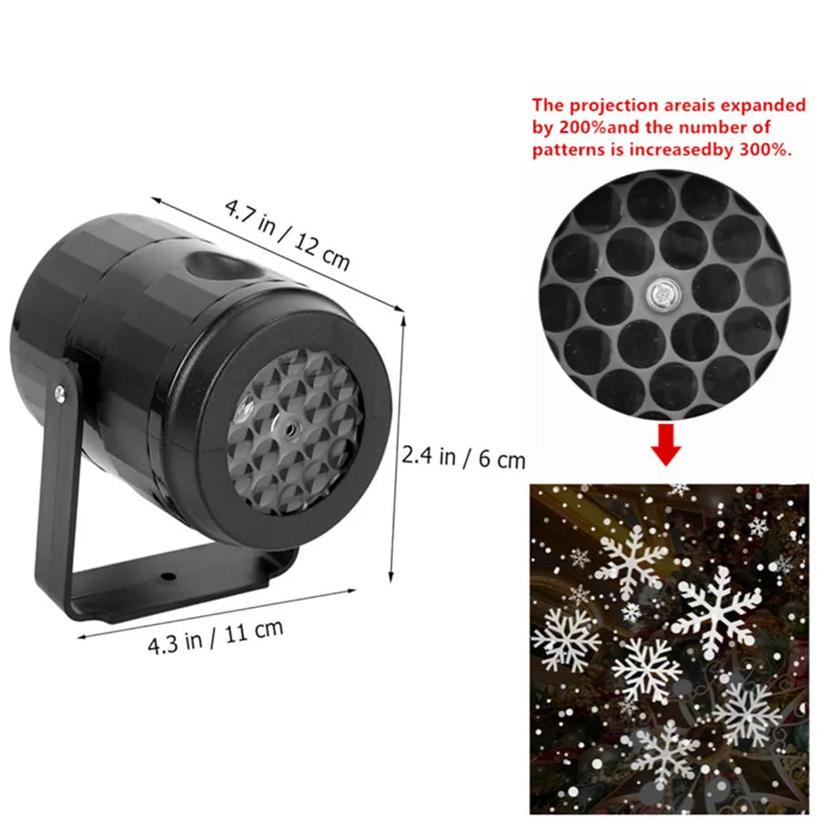 Snowflake LED Christmas Lights Projector