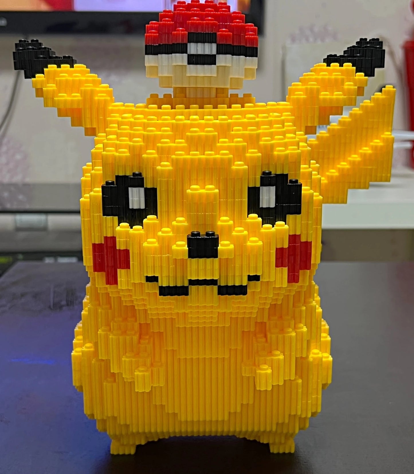 Bandai Anime Pokemon Pikachu Diamond Micro Building Blocks Figure