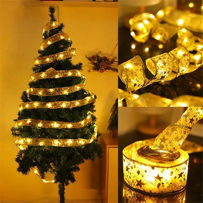 Christmas Decoration LED Ribbon Fairy Lights