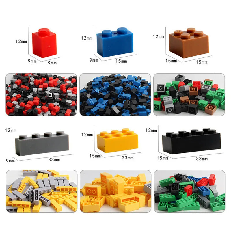 1000 Pieces DIY Creative Building Blocks Set - Compatible with LEGO