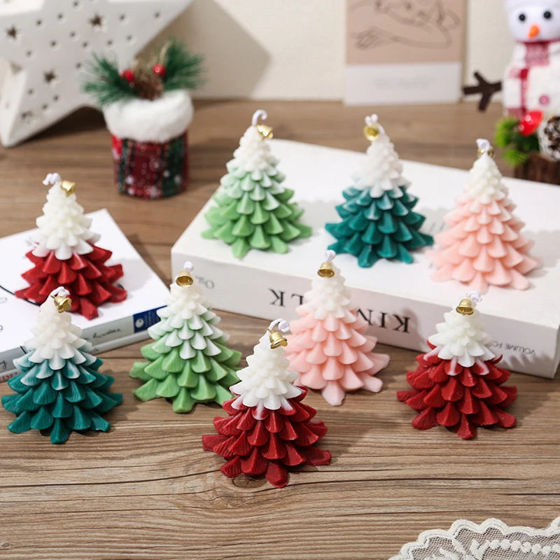 Bougie Decorative Soy Wax Atmosphere Fragrance Christmas Tree